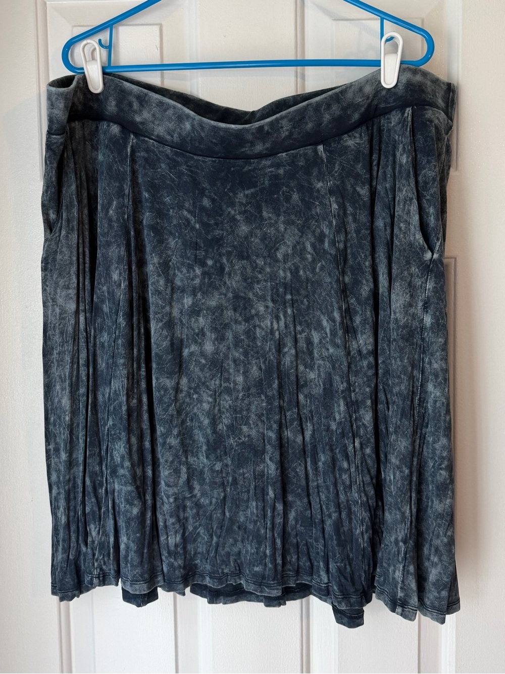 Torrid Mineral Washed Blue Circle Skater Skirt